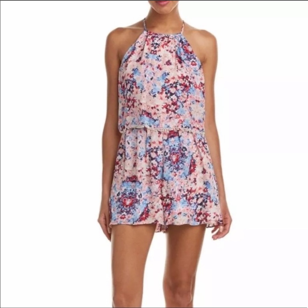 NWT Parker Catamaran Floral Print Silk Romper